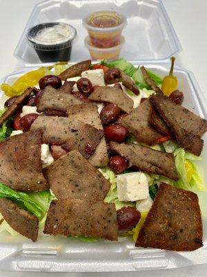 Greek Gyro salad