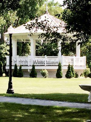 The gazebo where we got married and had the DJ