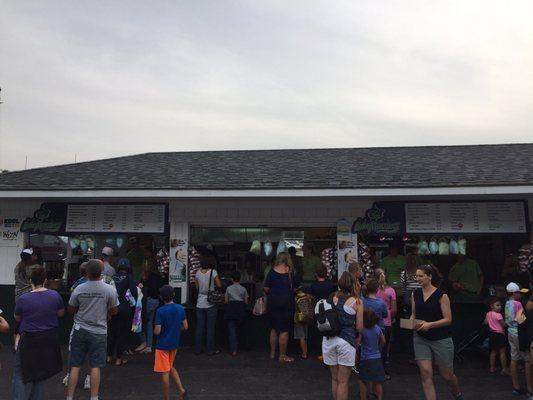 Lots of good choices at the concession stand. August 2017