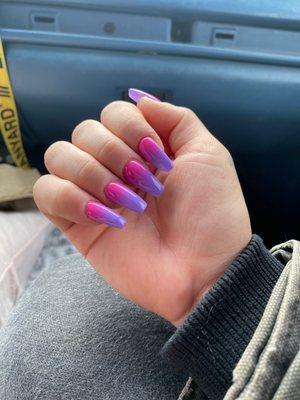 Ombré nails look perfect