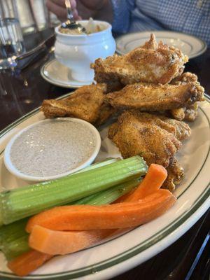 Dry rub, ranch wings