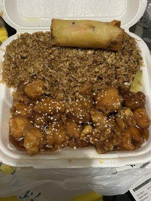 Sesame Chicken Dinner Combo Special