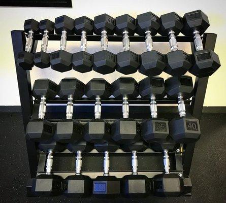 We sell dumbbells and other fitness equipment!