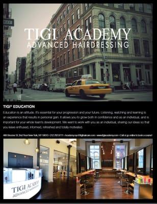 TIGI ACADEMY SOHO