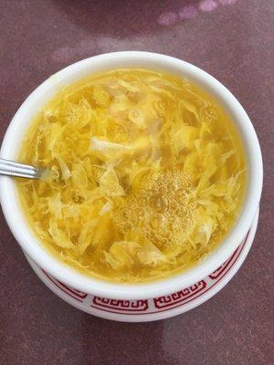 Egg drop soup delicious!