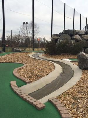 Mini golf area