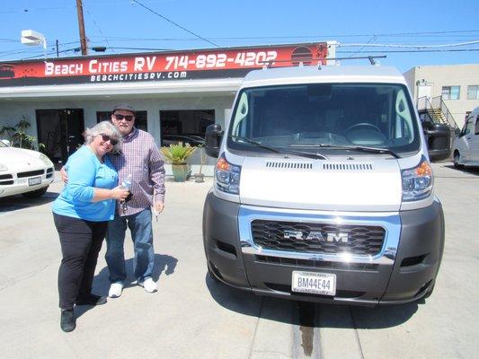 Congratulations and thank you. Welcome to the Beach Cities RV family. Enjoy the ride and enjoy the memories. :)