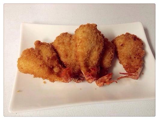 Fried jumbo shrimp