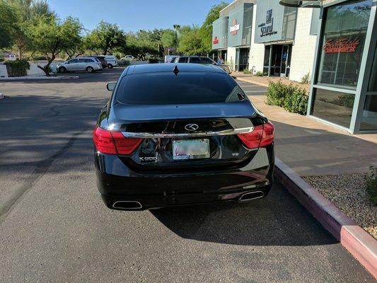 K900 with custom badge and thank you to the owner Heith for having plates ready to go on pickup!