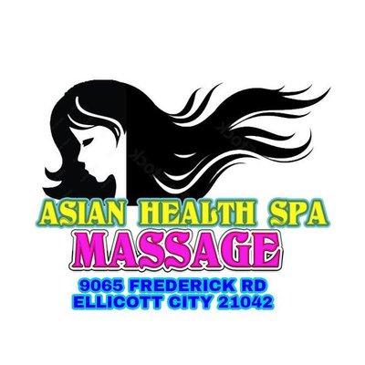 Asian Health Spa Massage Logo and Brand.