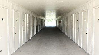 Enclosed storage lockers