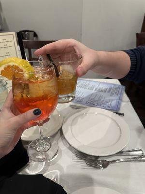 Aperol Spritz & Old Fashioned