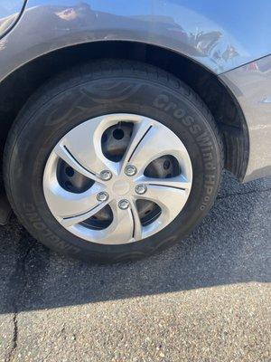 Used rear tire