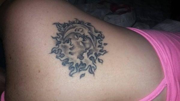 right upper back tattoo