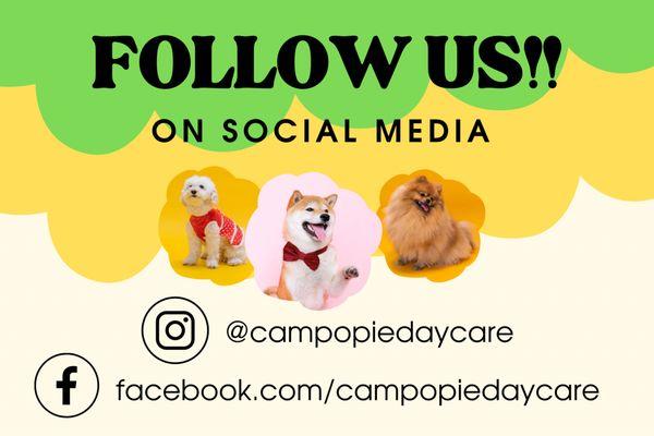 Check us out and follow us on Facebook and Instagram!!