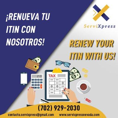 Renueva tu itin con nosotros