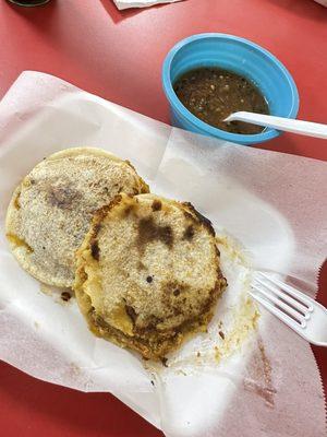 Gorditas de Chicharon prensado