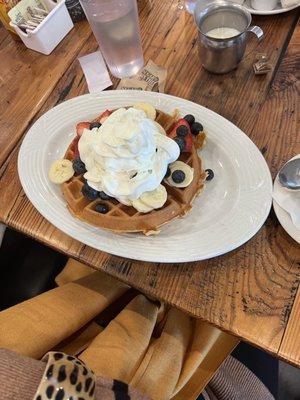 Belgian Waffle Mascarpone