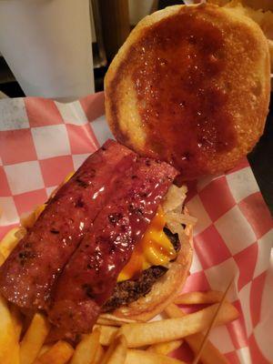 Interior of Cowboy Burger