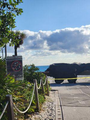 Atlantic Ocean and the beach