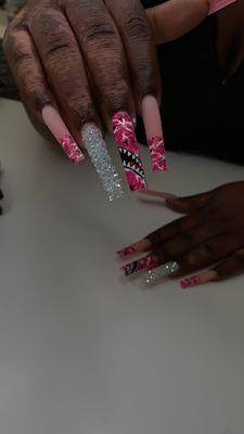 Acrylic nails
 Fill ins
 Nail art
 Designs