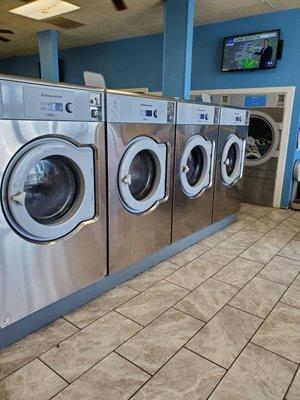 These large machines can wash 3 king size comforters at one time! $6