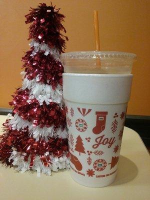 Iced peppermint mocha