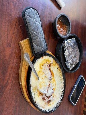 Queso Fundido with Chorizo