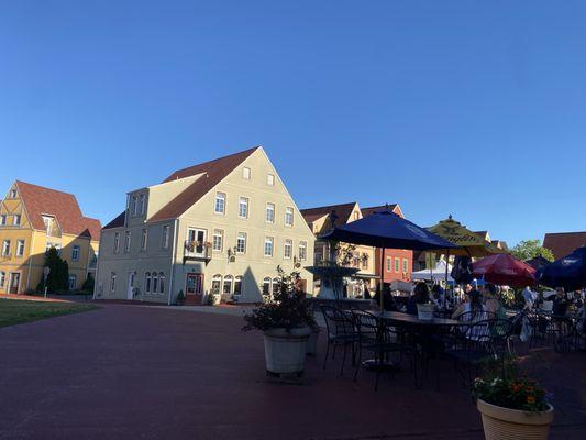 View towards the town square