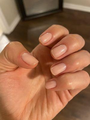 Gel manicure- OPI Put it in Neutral