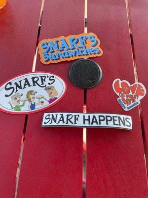 Free Snarf's stickers