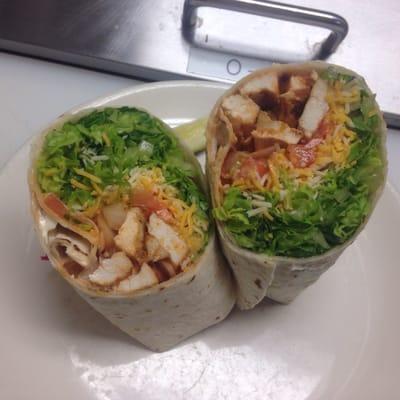 Buff chicken wrap !