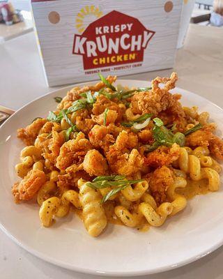 Fried Crawfish Mac n' Cheese