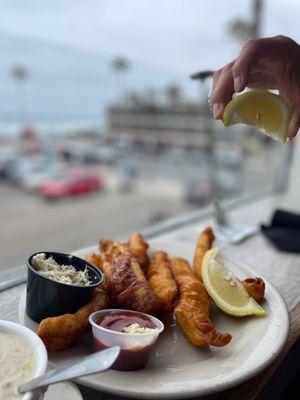 Fried Calamari Strips (YUM!!!!)