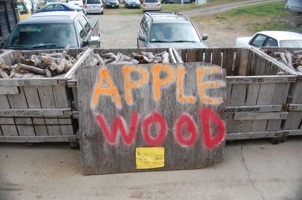 Apple wood... to smoke your bacon