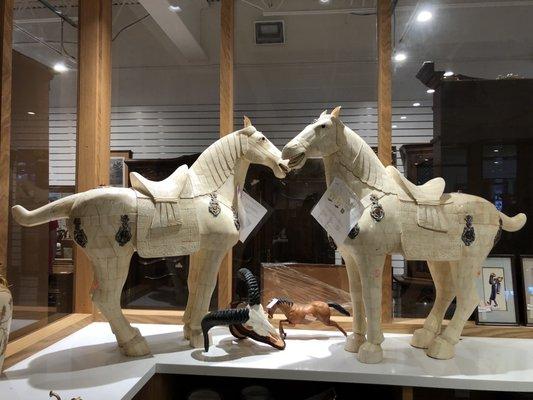 Tang Dynasty style horses ($4,000 each)