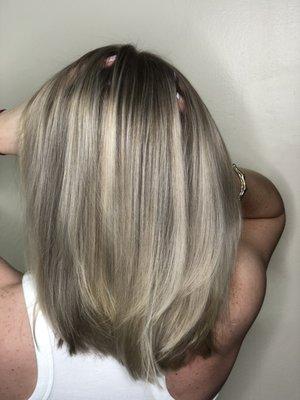 amazing color and texture she added to my super thin hair. Literally made me look like a new person