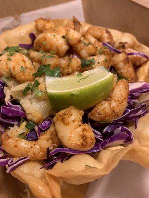 Grilled Shrimp Taco Salad