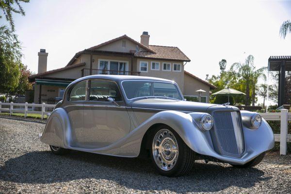 CUSTOM 1950 Mark V Jag shot by Cherished Memories