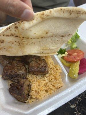 Lamb shish kabob