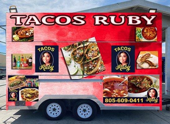 Tacos ruby te enamora si senor.  Los esperamos2765 vineyard Oxnard CA