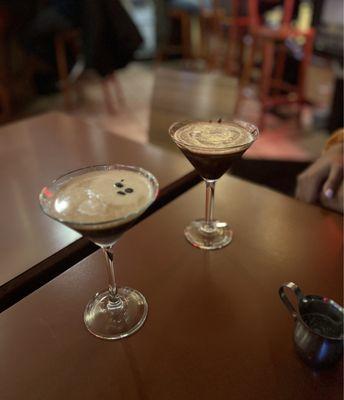 Aroma Martini and chocolate martini