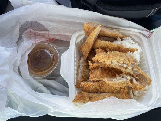 Mini Plate Lunch Chicken Katsu