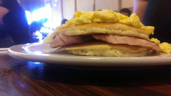 Pancake sandwich. Epic ham.