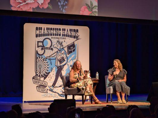 Jodi Picoult and her editor, Jennifer Hershey.