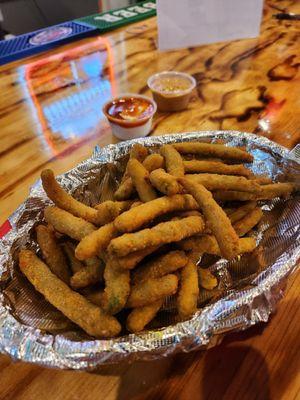 Fried green beans