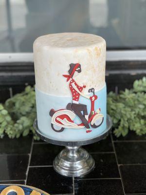 Vespa cake