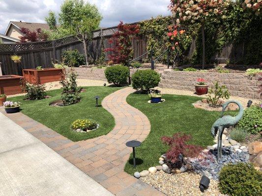 Work by yourself or with a contractor to create the backyard you've always wanted!