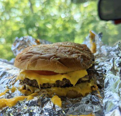 Double cheeseburger