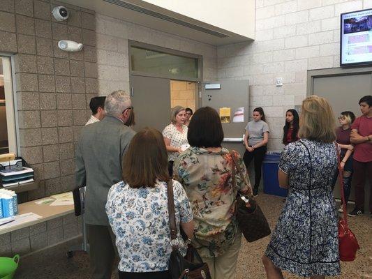 USGBC tour of this LEED  green high school - The Phoenix Coding Academy